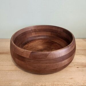Baribocraft Bowl Maple Wood Canada 9"